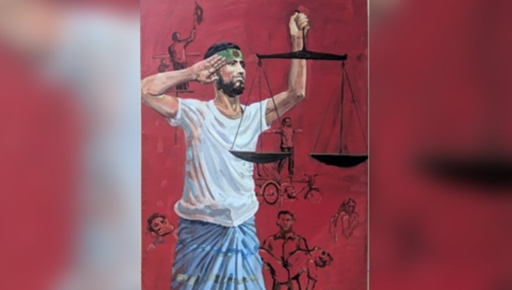 শিক্ষার্থীদের স্যালুট দেওয়া সেই রিকশাচালকের হাতে দাঁড়িপাল্লা